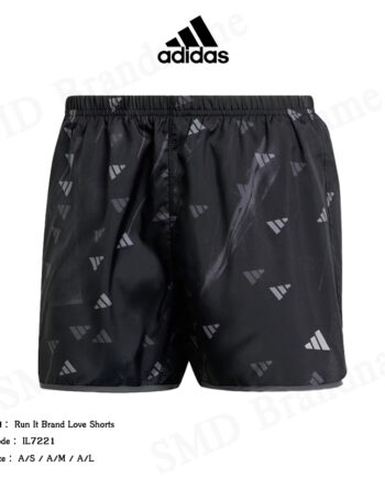 Adidas กางเกงขาสั้น รุ่น Run It Brand Love Shorts Code: IL7221