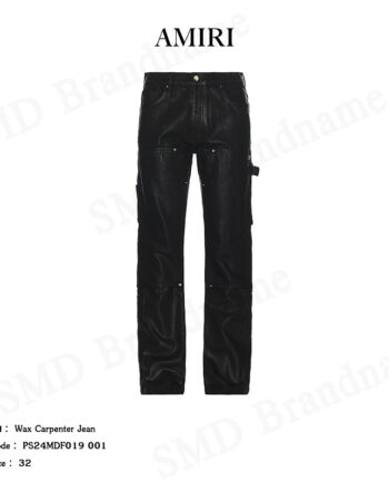 Amiri กางเกงยีนส์ รุ่น Wax Carpenter Jean Code: PS24MDF019 001
