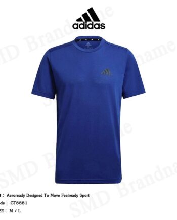 Adidas เสื้อยืดคอกลม รุ่น Aeroready Designed To Move Feelready Sport Code: GT5551