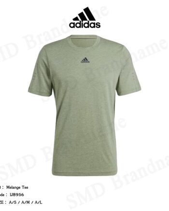 Adidas เสื้อยืดคอกลม รุ่น Melange Tee Code: IJ8956