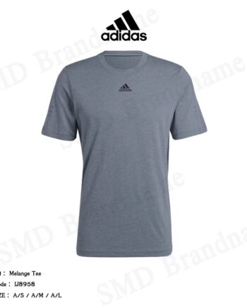 Adidas เสื้อยืดคอกลม รุ่น Melange Tee Code: IJ8958