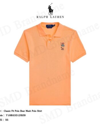 Polo Ralph Lauren เสื้อโปโลชาย รุ่น Classic Fit Polo Bear Mesh Polo Shirt Code: 710853312020
