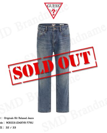Guess กางเกงยีนส์ขายาว รุ่น Originals Kit Relaxed Jeans Code: M3GG51D4XY0 F7WJ