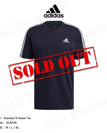 Adidas เสื้อยืดคอกลม รุ่น Essentials 3-Stripes Tee Code : GL3734