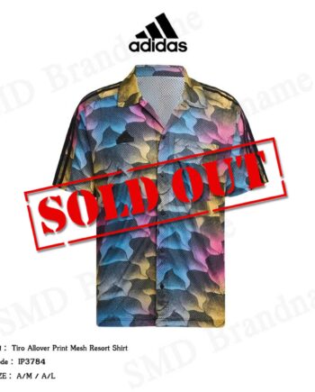 Adidas เสื้อเชิ้ตผู้ชาย รุ่น Tiro Allover Print Mesh Resort Shirt Code: IP3784