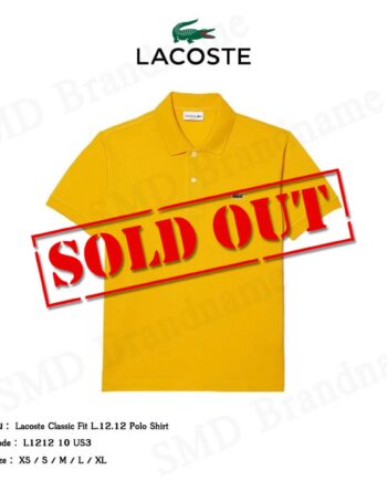 Lacoste เสื้อโปโลชาย รุ่น Classic Fit L.12.12 Polo Shirt Code: L1212 10 US3