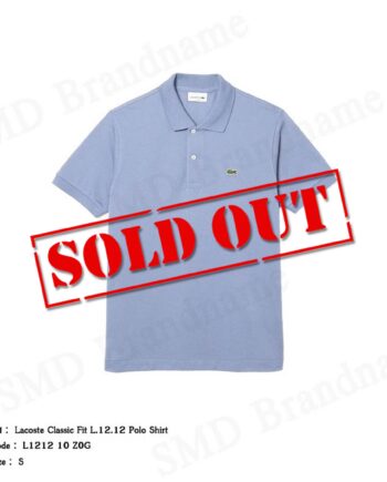 Lacoste เสื้อโปโลชาย รุ่น Classic Fit L.12.12 Polo Shirt Code: L1212 10 Z0G