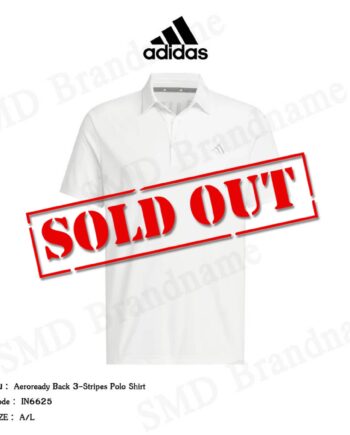Adidas เสื้อโปโลชาย รุ่น Aeroready Back 3-Stripes Polo Shirt Code: IN6625