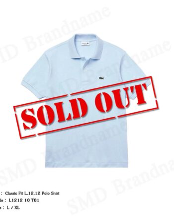 Lacoste เสื้อโปโลชาย รุ่น Classic Fit L.12.12 Polo Shirt Code: L1212 10 T01