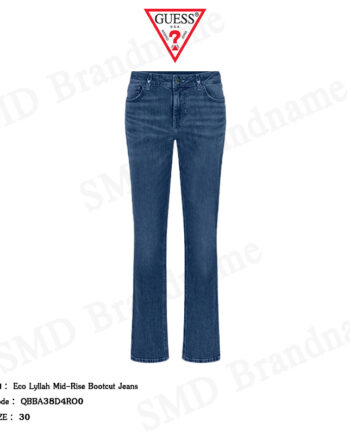 Guess กางเกงยีนส์ขายาว รุ่น Eco Lyllah Mid-Rise Bootcut Jeans Code: QBBA38D4RO0
