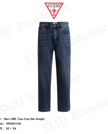 Guess กางเกงยีนส์ขายาว รุ่น Men's MBL Tone Crop Slim Straight Code: MN4D9160
