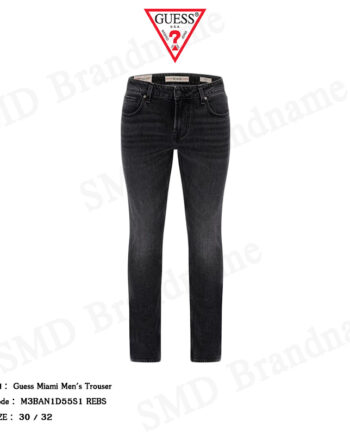 Guess กางเกงยีนส์ขายาว รุ่น Guess Miami Men's Trouser Code: M3BAN1D55S1 REBS