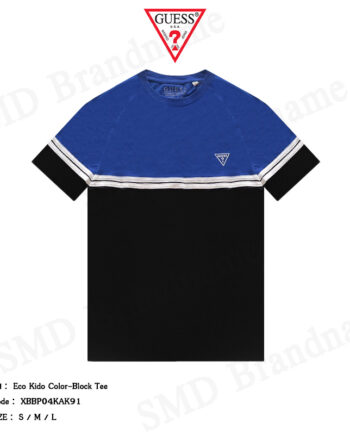 Guess เสื้อยืด รุ่น Eco Kido Color-Block Tee Code: XBBP04KAK91