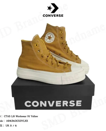 Converse รองเท้าผ้าใบ รุ่น Chuck Taylor Ctas Lift Workwera Hi Yellow Code: A04363CS3YLXX