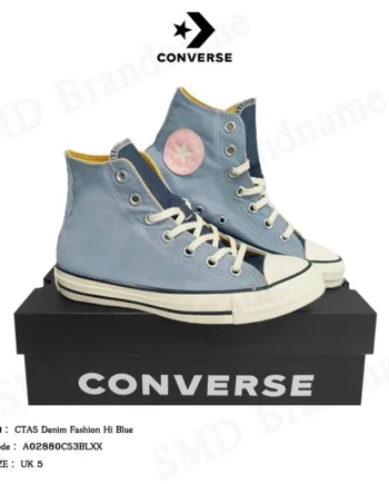 Converse รองเท้าผ้าใบ รุ่น Chuck Taylor Ctas Denim Fashion Hi Blue Code: A02880CS3BLXX
