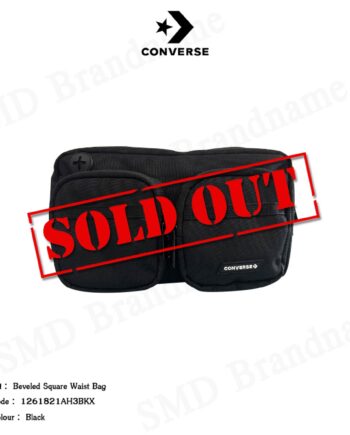 Converse กระเป๋าคาดอก รุ่น Beveled Square Waist Bag Code: 1261821AH3BKXX