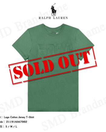 Polo Ralph Lauren เสื้อยืดคอกลม รุ่น Logo Cotton Jersey T-Shirt Code: 211914567002