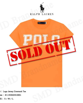 Polo Ralph Lauren เสื้อยืดคอกลมผู้หญิง รุ่น Logo Jersey Crewneck Tee Code: 211935591001