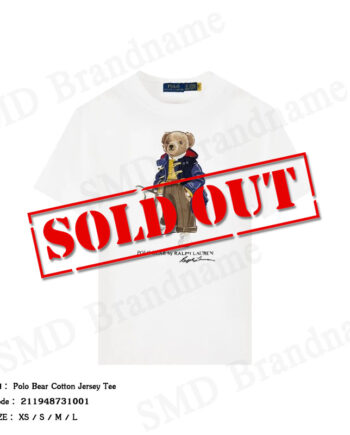 Polo Ralph Lauren เสื้อยืดคอกลมผู้หญิง รุ่น Polo Bear Cotton Jersey Tee Code: 211948731001
