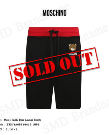 Moschino กางเกงขาสั้น รุ่น Men's Teddy Bear Lounge Shorts Code: 232V1A68214413 1888