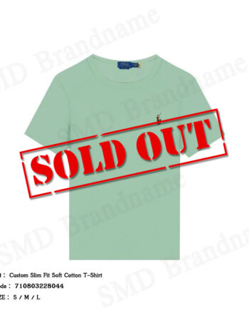 Polo Ralph Lauren เสื้อยืดคอกลมผู้ชาย รุ่น Custom Slim Fit Soft Cotton T-Shirt Code: 710803228044