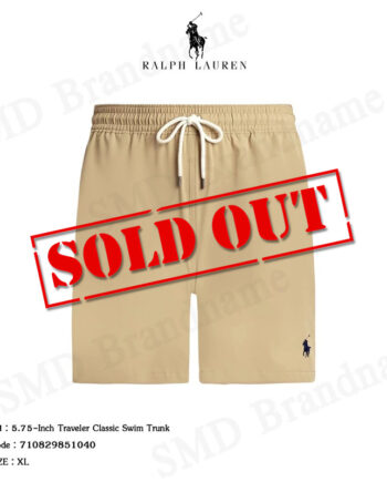 Polo Ralph Lauren กางเกงขาสั้นผู้ชาย รุ่น 5.75-Inch Traveler Classic Swim Trunk Code: 710829851040