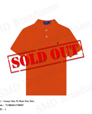 Polo Ralph Lauren เสื้อโปโลผู้ชาย รุ่น Custom Slim Fit Mesh Polo Shirt Shirt Code: 710844173007