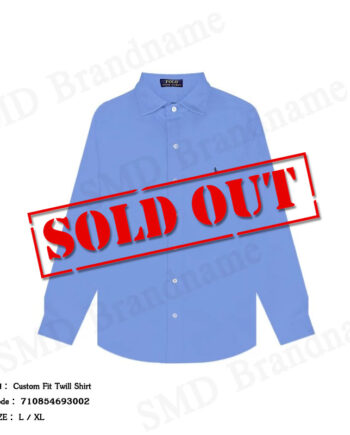 Polo Ralph Lauren เสื้อเชิ้ตผู้ชาย รุ่น Custom Fit Twill Shirt  Code: 710854693002