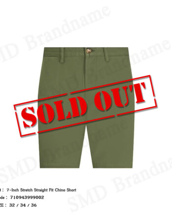 Polo Ralph Lauren กางเกงขาสั้นผู้ชาย รุ่น 7-Inch Stretch Straight Fit Chino Short Code: 710943999002