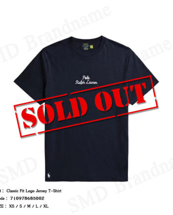 Polo Ralph Lauren เสื้อยืดคอกลมผู้ชาย รุ่น Classic Fit Logo Jersey T-Shirt Code: 710978685002