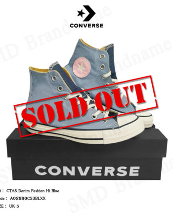 Converse รองเท้าผ้าใบ รุ่น Chuck Taylor Ctas Denim Fashion Hi Blue Code: A02880CS3BLXX