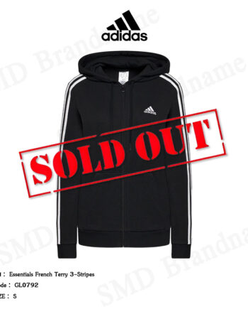 Adidas เสื้อแขนยาวมีฮู้ด รุ่น Essentials French Terry 3-Stripes Code : GL0792