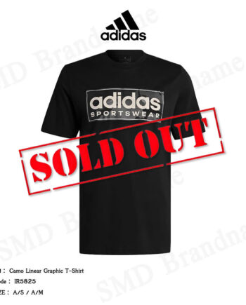 Adidas เสื้อยืดคอกลม รุ่น Camo Linear Graphic T-Shirt Code: IR5825