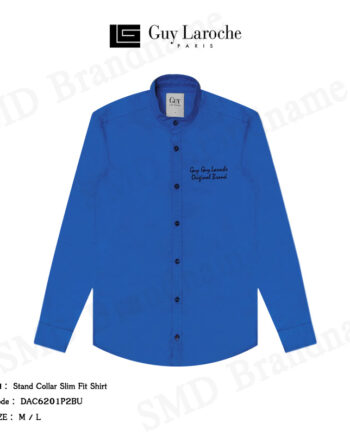 Guy Laroche เสื้อเชิ้ตแขนยาว รุ่น Stand Collar Slim Fit Shirt Code: DAC6201P2BU
