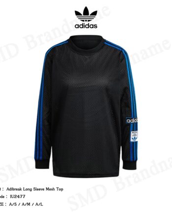 Adidas เสื้อคอกลมแขนยาว รุ่น Adibreak Long Sleeve Mesh Top Code IU2477