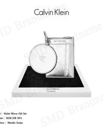 Calvin Klein Jeans เซ็ทกระเป๋าใส่การ์ด รุ่น Wallet Mirror Gift Set Code: DG0128 991