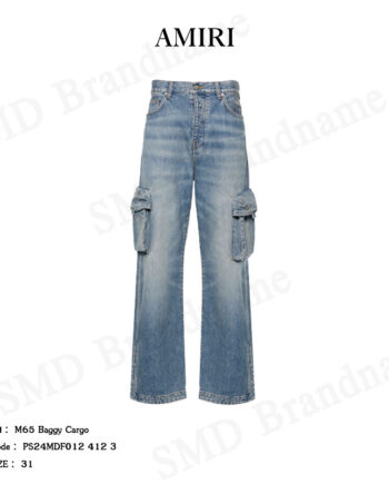 Amiri กางเกงยีนส์ รุ่น M65 Baggy Cargo Code: PS24MDF012 412 3