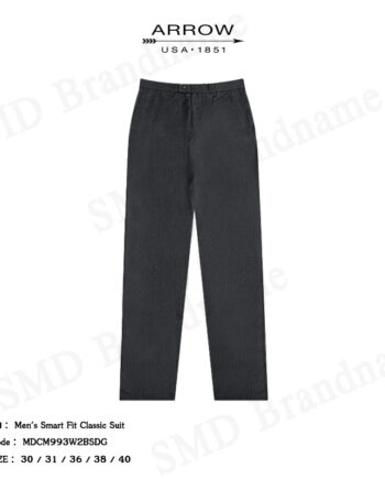 Arrow กางเกงสแล็ค ขายาว ทำงาน ทรง Smart Fit รุ่น  Men's Smart Fit Classic Suit Code: MDCM993W2BSDG