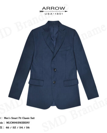 Arrow เสื้อสูท รุ่น Men's Smart Fit Classic Suit Code: MUCM993W2BSNV