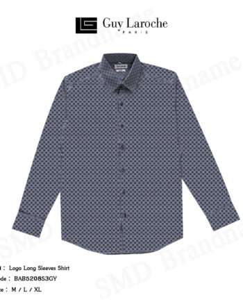 Guy Laroche เสื้อเชิ้ตแขนยาว รุ่น Logo Long Sleeves Shirt Code: BAB5208S3GY