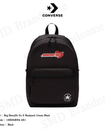 Converse กระเป๋าเป้ รุ่น Bag Bemy2k Go 2 Backpack Unisex Black Code : 10026894 A01