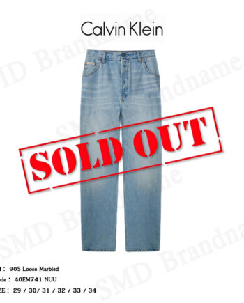 Calvin Klein Jeans กางเกงยีนส์ รุ่น 90S Loose Marbled Code: 40EM741 NUU