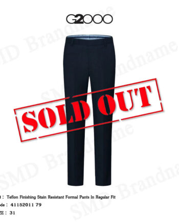 G2000 กางเกงสแล็ค ขายาว ทำงาน รุ่น Teflon Finishing Stain Resistant Formal Pants In Regular Fit Code: 41152011 79