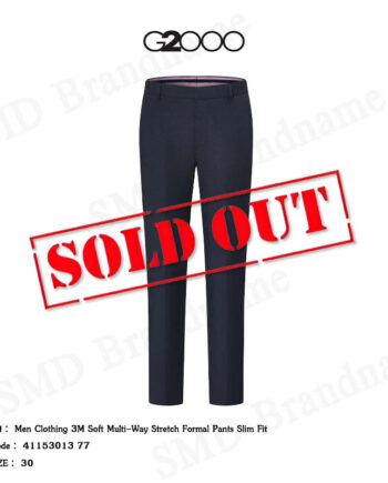 G2000 กางเกงสแล็ค ขายาว ทำงาน รุ่น Men Clothing 3M Soft Multi-Way Stretch Formal Pants Slim Fit Code: 41153013 77