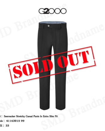 G2000 กางเกงสแล็ค ขายาว ทำงาน รุ่น Seersucker Stretchy Casual Pants In Extra Slim Fit Code: 41163015 99