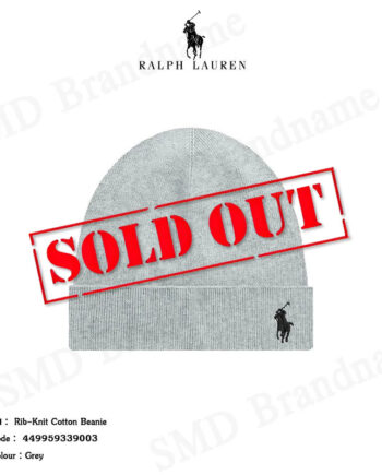 Polo Ralph Lauren หมวกบีนนี่ รุ่น Rib-Knit Cotton Beanie Code: 449959339003