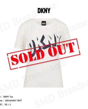 DKNY เสื้อยืดคอกลม รุ่น DKNY Tee Code : D2A4A0AT WHT