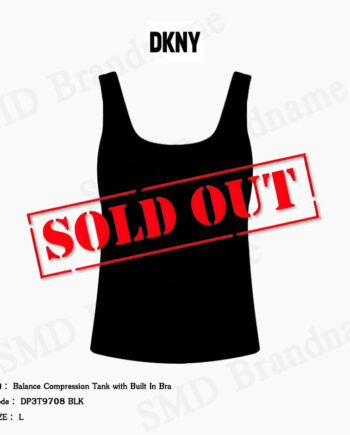 DKNY Sport เสื้อกล้าม รุ่น Balance Compression Tank with Built In Bra Code: DP3T9708 BLK
