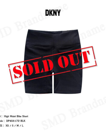 DKNY Sport กางเกงออกกำลังกาย รุ่น High Waist Bike Short Code: DP4S5172 BLK
