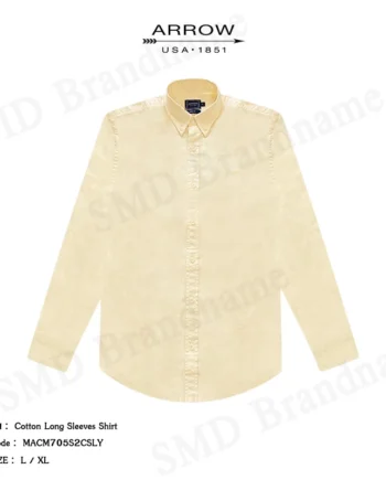 Arrow เสื้อเชิ้ตแขนยาว รุ่น Cotton Long Sleeves Shirt Code: MACM705S2CSLY